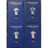 Complete set of 'Association Football And the men who made it' Volumes 1 to 4, packed with player/