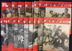 27 1960 Rugby World magazines: Complete run from famous October 1960 Vol.1 No.1 (Colin Meads