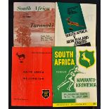 1965 South Africa Rugby Tour to NZ Programme Selection (4): fine large programmes from this hard-