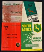 1965 South Africa Rugby Tour to NZ Programme Selection (4): fine large programmes from this hard-