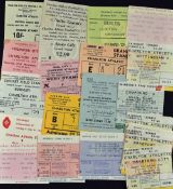 Selection of Charlton Athletic match tickets to include homes 1968/69 Preston, 1977/78 Notts County,