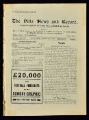 1928 Aston Villa v Manchester United & Reserves football programme date 25-27 Aug, ex binder