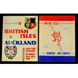 1966 British Lions Rugby Tour to NZ Programmes: Pair of large issues from the Lions' games against