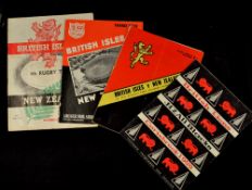 1959 British Lions v New Zealand Rugby Test Programmes (4): all 4x Tests, including the sought after