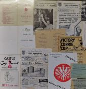 Currie Cup Football Ephemera to include 1946 Souvenir Programme with autographs, 1923 Dinner Menu,