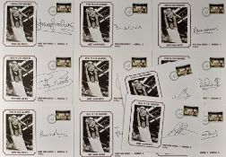 West Ham United Signed First Day Covers issued in 2008 depicting the 1980 FA Cup Final - between