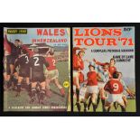 1960/70's Wales and British Lions Rugby Tour Brochures from New Zealand (2): 1969 Wales & 1971
