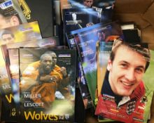 Collection of player autographed Wolverhampton Wanderers match programmes, held in official club