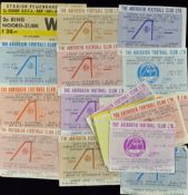 Collection of Aberdeen match tickets including homes v Celtic 1981/82, 1982/83, 1983/84 x 2, SLC S/F