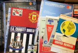 Collection of Manchester United Big Match Football Programmes to include European Finals, Semi-