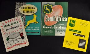 1956 South Africa Rugby programmes in New Zealand (4): Famous tour, famous four issues, from the 2nd