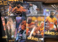 Collection of player autographed Wolverhampton Wanderers match programmes, held in official club