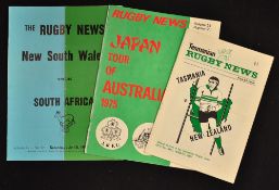 Japan, New Zealand and South Africa Rugby Tours to Australia programmes from 1971-1980 (3): Less