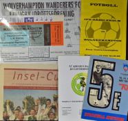 Wolverhampton Wanderers overseas tour match programmes to include 1978 international youth