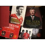Collection of Manchester United books to include Official Illustrated History and Complete Record (
