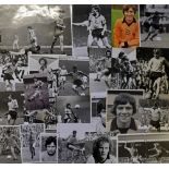 Collection of Wolves b&w photos mainly from the 1970's but some 1960's noted, player portraits,