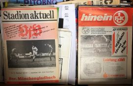 Collection of European/foreign football programmes/magazines, good choice of clubs plus