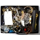SELECTION OF COSTUME JEWELLERY including a new boxed Harry Potter Time Turner necklace,