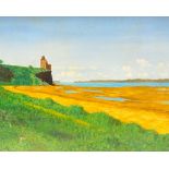 DR GEORGE COOPER 'Greenan Castle, Ayrshire', oil on canvas, signed and dated 1952, 40.