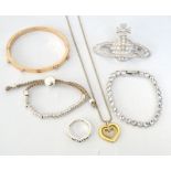 SELECTION OF FASHION JEWELLERY comprising a Links of London Sweetie friendship bracelet in silver