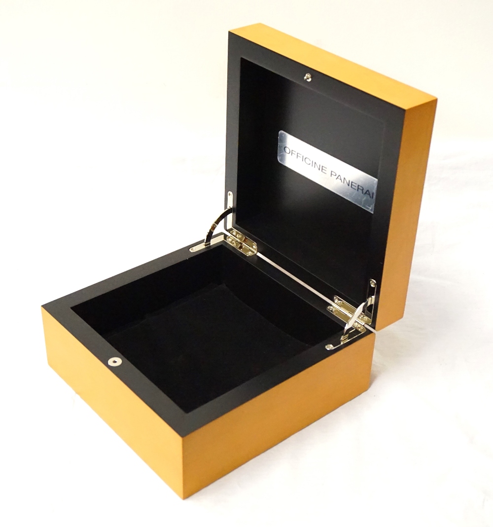 OFFICINE PANERAI WATCH BOX with instructions for the Luminor 1950 10 days GMT Automatic,