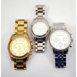 THREE LADIES MICHAEL KORS WRISTWATCHES comprising MK-5166,