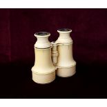 PAIR OF 19th CENTURY FRENCH IVORY MOUNTED BINOCULARS with working mechanism,