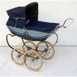 CHILD'S SILVER CROSS PRAM