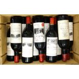 SELECTION OF ELEVEN BOTTLES OF VINTAGE BORDEAUX A selection of eleven bottles of Vintage Red Wine.