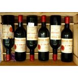 SIX BOTTLES OF CHATEAU-FIGEAC VINTAGE BORDEAUX A selection of Chateau-Figeac bottles from two