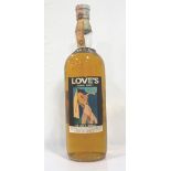 LOVE'S SCOTCH WHISKY A rare and large bottle of Love's Blended Scotch Whisky bottled by Longman