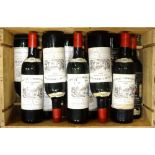 SELECTION OF ELEVEN VINTAGE WINES comprising: five bottles of CHATEAU CARBONNIEUX 1969 VINTAGE,