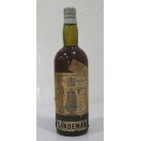 SANDEMAN RUBY PORT CIRCA 1947 A lovely old bottle of Ruby Port produced by Sandeman & C0, Oporto,