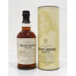 HAZELWOOD RESERVE 17YO JANET SHEED ROBERTS The first public release of Single Malt from Kininvie