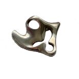 GEORG JENSEN DANISH SILVER 'AMOEBA' ABSTRACT BROOCH designed by Henning Koppel, numbered 322, 4.