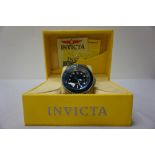 GENTLEMAN'S INVICTA PRO DIVER HYDROMAX GMT WRISTWATCH with a stainless steel case and