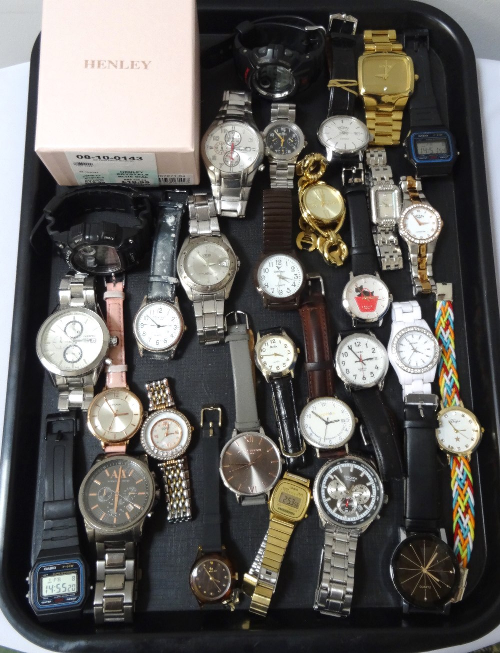 SELECTION OF LADIES AND GENTLEMEN'S WRISTWATCHES including Henley (new and boxed), G-Shock, Nixon,