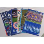 GLASGOW RANGERS FOOTBALL CLUB selection of official calendars from 1989-2012