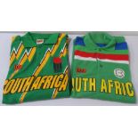 1992 ICC CRICKET WORLD CUP SOUTH AFRICA SHIRT in emerald green with blue,