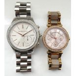 TWO MICHAEL KORS LADIES WRISTWATCHES comprising a Michael Kors Access watch model MKT4004l and