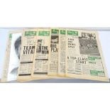 THE CELTIC VIEW Celtic Football Club printed fan and club newspaper, with editions from 1966-1967,