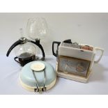 SELECTION OF RETRO 1970s kitchen appliances comprising a Cona electric coffee percolator;