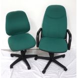 TWO OFFICE CHAIRS