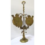 CONTINENTAL BRASS TABLE LAMP