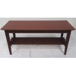 RETRO 1970s TEAK COFFEE TABLE