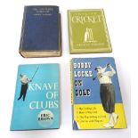 GOLF AND CRICKET INTEREST titles include 'The Complete Golfer' Harry Vardon (Edwardian edition),