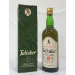 TALISKER 8 YEAR OLD - 1980s A great bottle of the Talisker 8 Year Old Single Malt Scotch Whisky