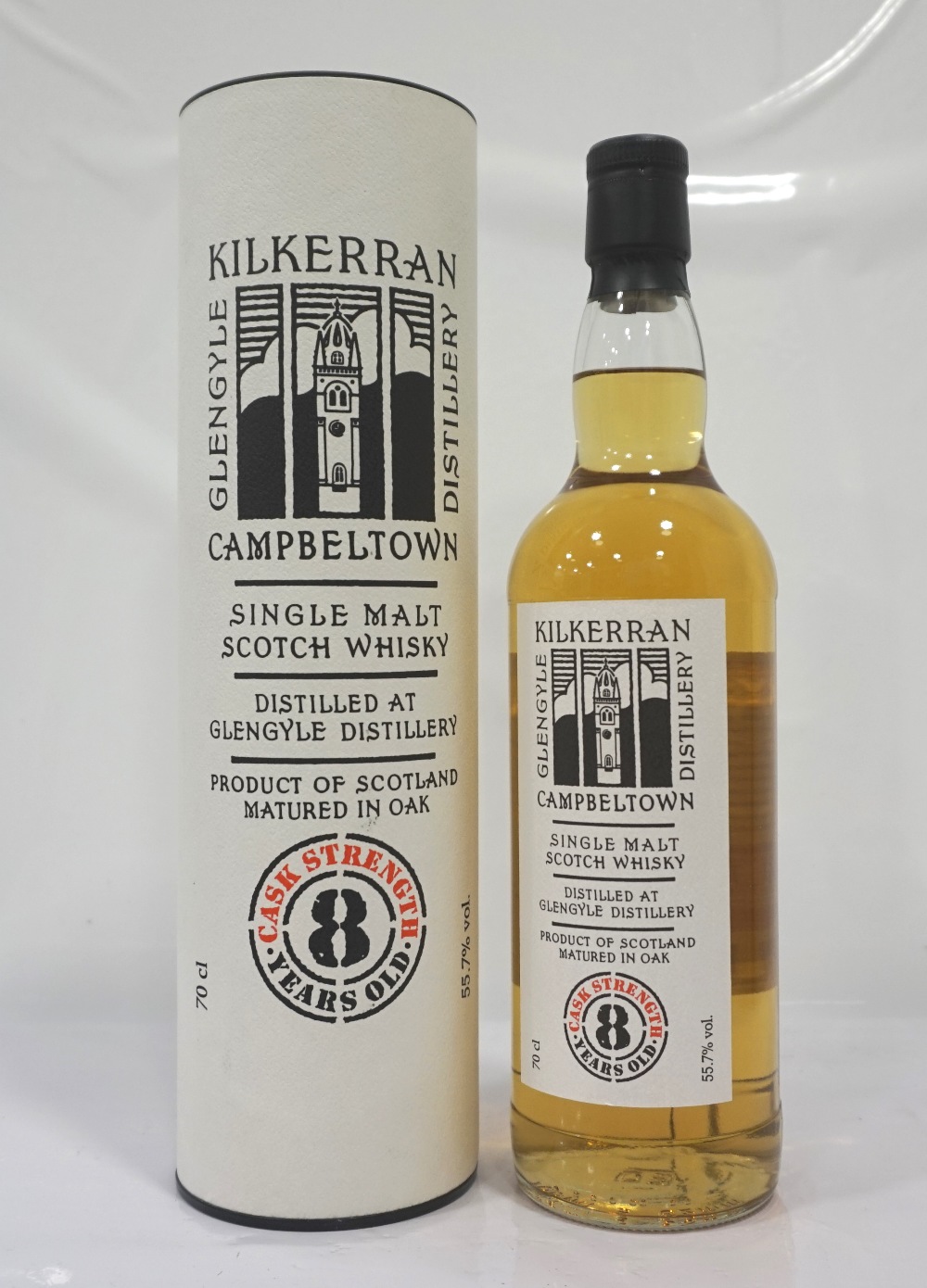 KILKERRAN CASK STRENGTH 8YO A nice bottle of the Kilkerran 8 Year Old Single Malt Scotch Whisky