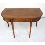 GEORGE III D END DINING TABLE END SECTIO