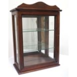 EDWARDIAN MAHOGANY SHOP DISPLAY CABINET